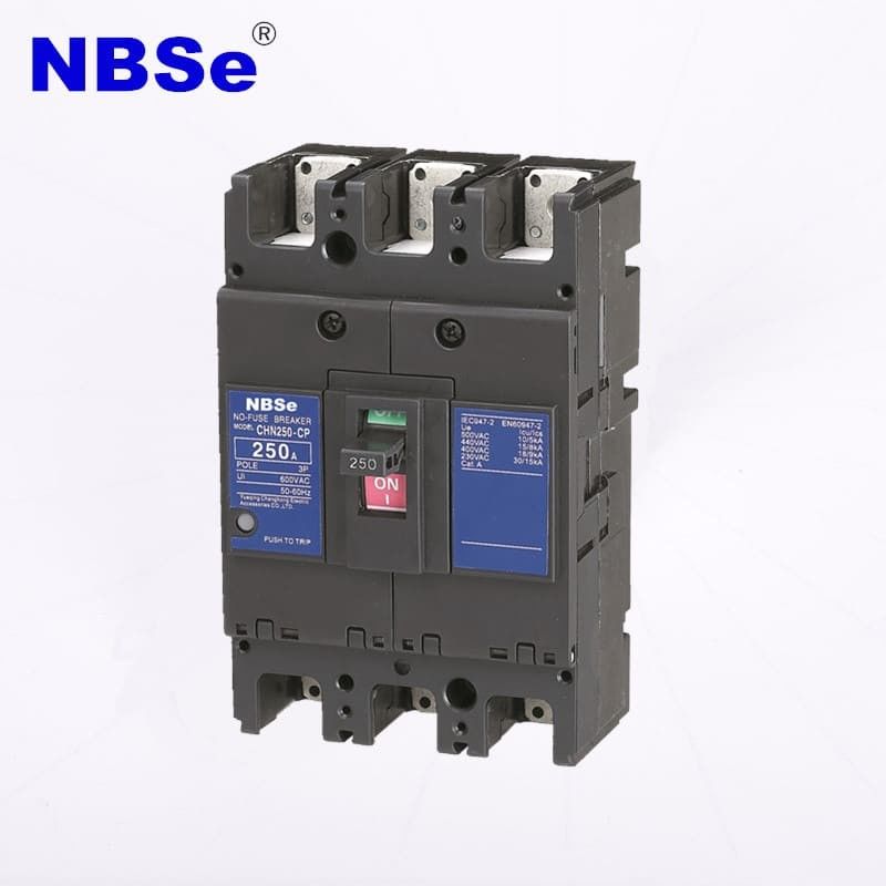 NF-CS MCCB Motorized Circuit Breaker , Miniature Circuit Breaker Types